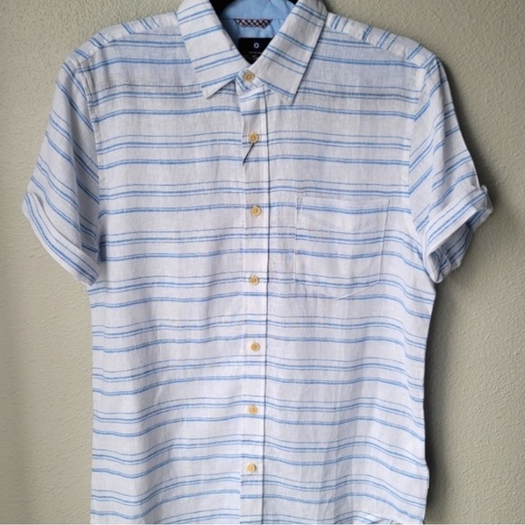 Ben Sherman Linen Blend Short Sleeve Shirt – Men’s Size Medium – NWT - Picture 1 of 9